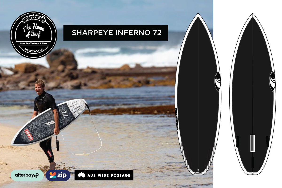 Sharpeye Inferno 72 Surfboard now available for Pre-order.. Ships