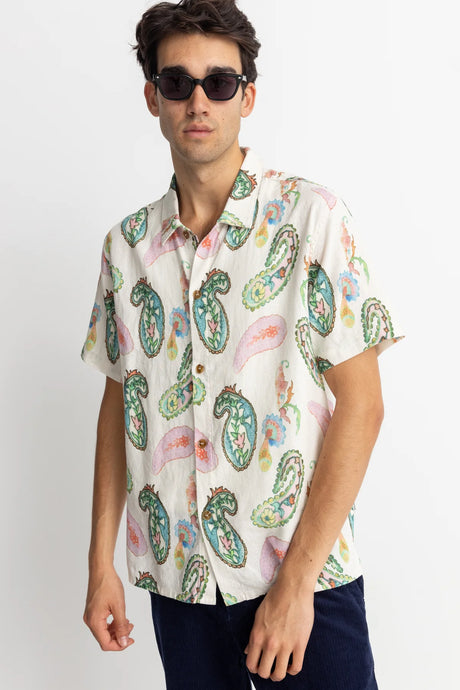 Rhythm Brooklyn Paisley Short Sleeve Shirt