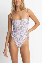 Rhythm Brooklyn Paisley Scrunched Side One Piece