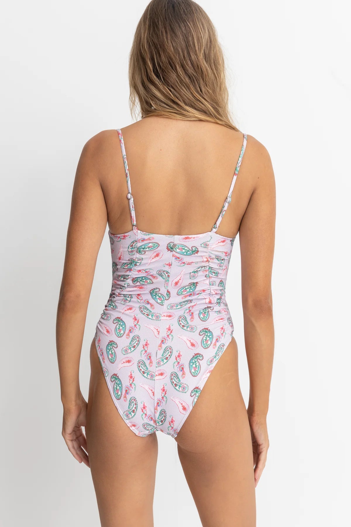 Rhythm Brooklyn Paisley Scrunched Side One Piece