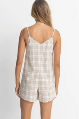 Rhythm Rumi Check Romper