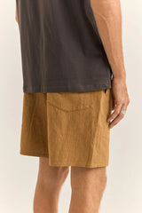 Rhythm Mens Textured Linen Jam Shorts