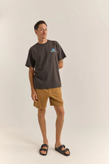 Rhythm Mens Textured Linen Jam Shorts