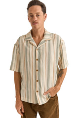 Rhythm Mens Vacation Stripe Shirt