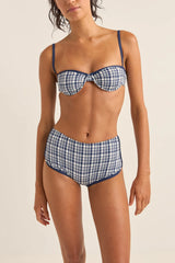 Rhythm Womens London Check Underwire Top