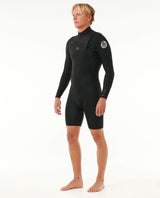 Rip Curl Mens Dawn Patrol 2mm Long Sleeve Chest Zip Springsuit