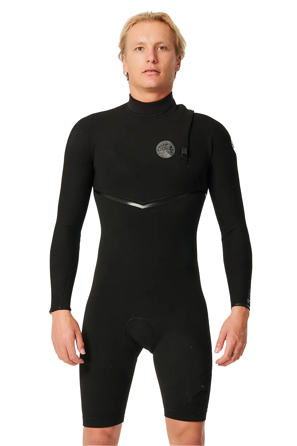 Rip Curl Mens E-Bomb 2mm Zip Free Long Sleeve Short Leg Springsuit