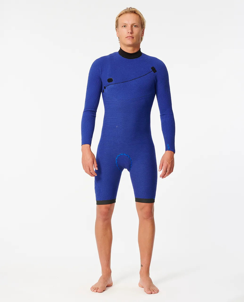 Rip Curl Mens E-Bomb 2mm Zip Free Long Sleeve Short Leg Springsuit