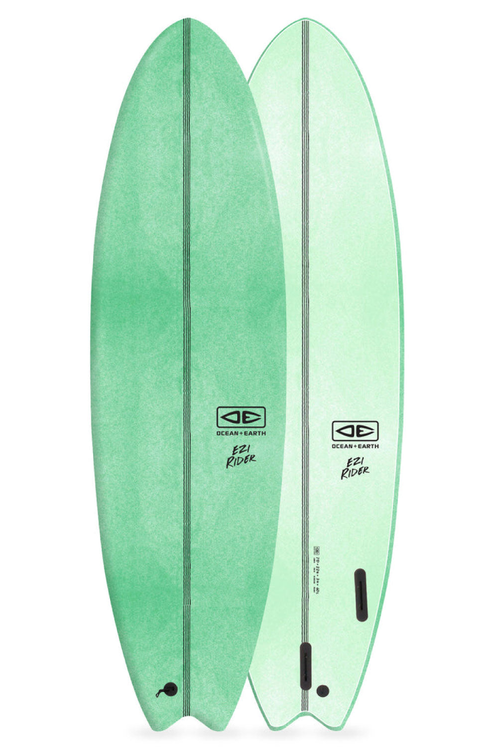 7ft Ocean & Earth Ezi Rider Softboard - Comes with fins