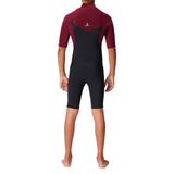 O'Neill Boys Hyperfreak 2mm Short Sleeve Chest Zip Springsuit