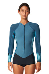 O'Neill Womens Hyperfreak 2mm Front Zip Long Sleeve Springsuit