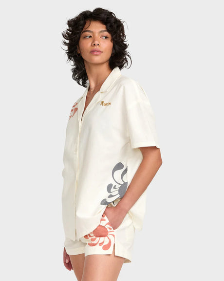 RVCA Womens Lauryn Button Up