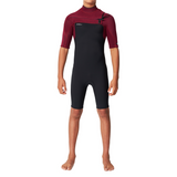 O'Neill Boys Hyperfreak 2mm Short Sleeve Chest Zip Springsuit