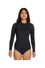 O'Neill Women's Hyperfreak Long Sleeve Crew 1.5mm Vest