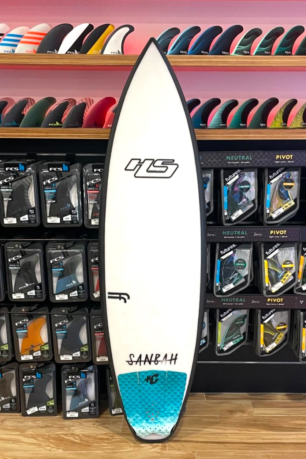 5’3 Hayden ShapesWhite NoiZ Futureflex #6170 - Used Surfboard