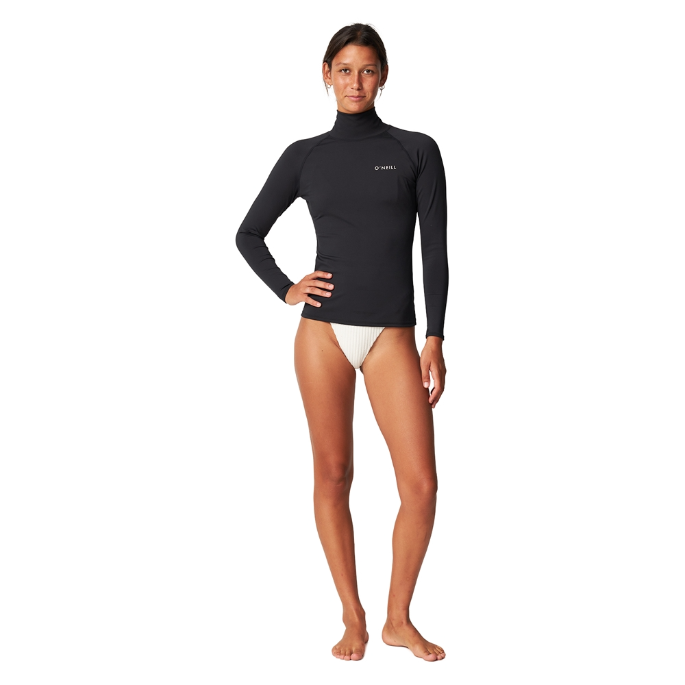 O'Neill Womens Salina Premium Long Sleeve High Neck UV Rash Vest