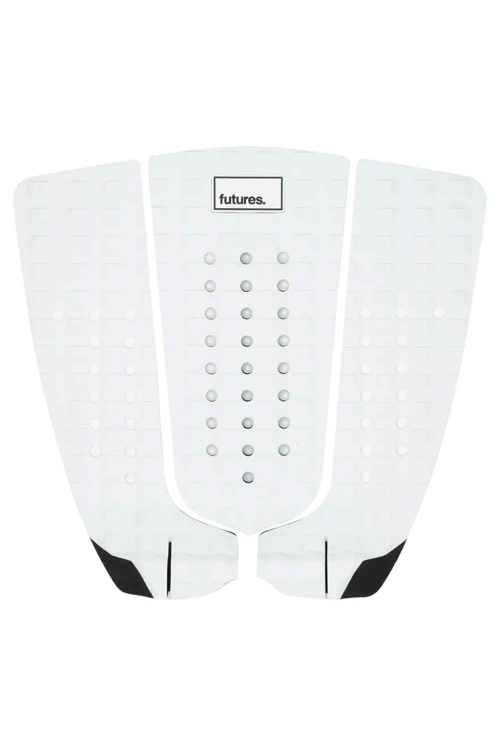 Futures Fins Jordy Signature 3PC Square Grid Traction Pad - White/Black