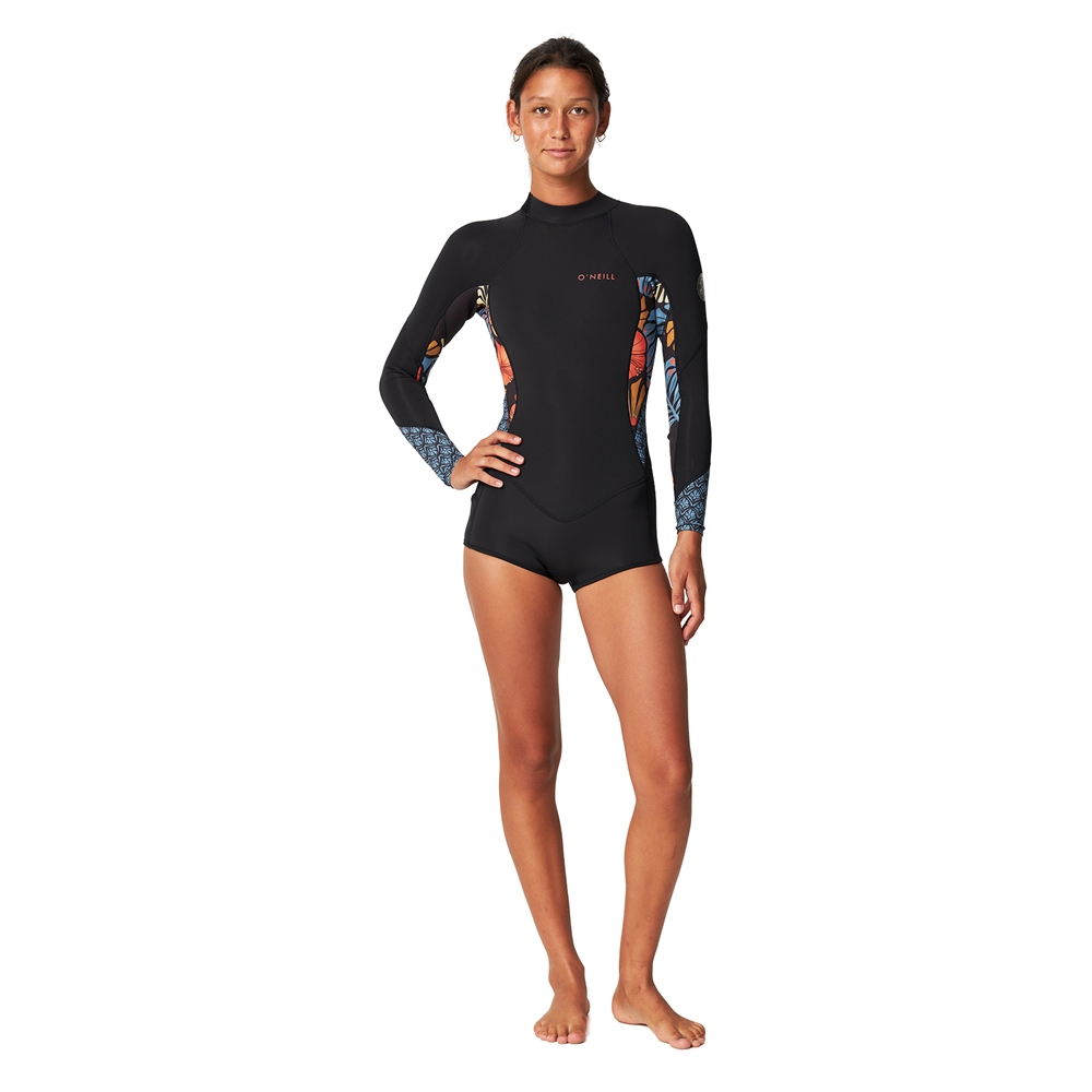 O'Neill Womens Bahia 2mm Back Zip Long Sleeve Mid Springsuit