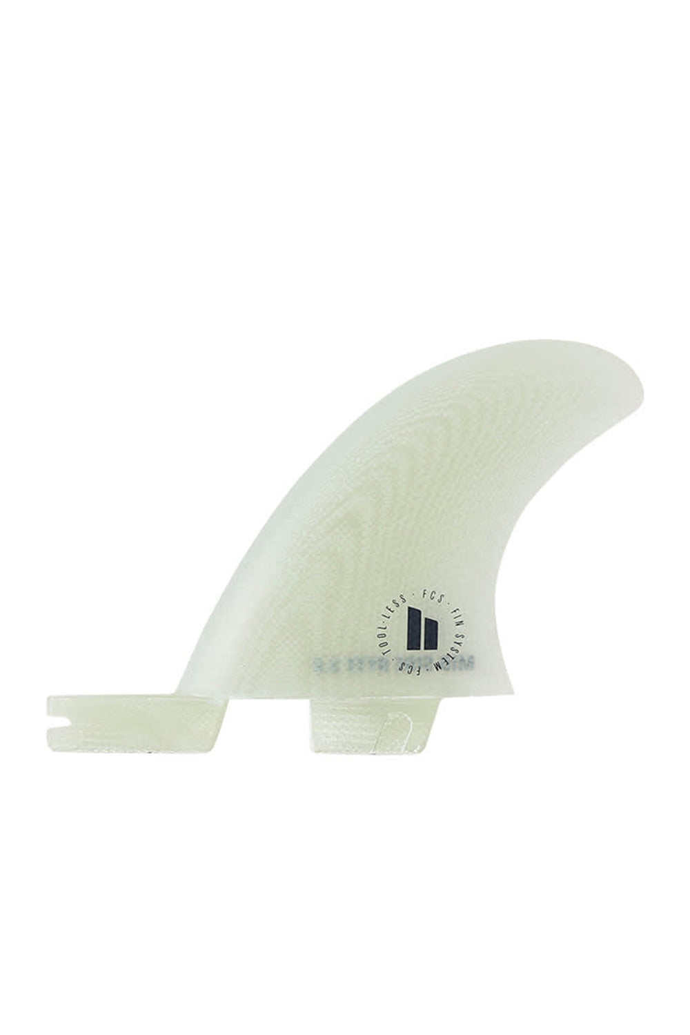 FCS 2 Mid PG Side Byte Fins - Clear | Sanbah Australia