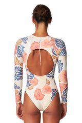 O'Neill Womens Bahia Cutout Back Zip Long Sleeve Surfsuit