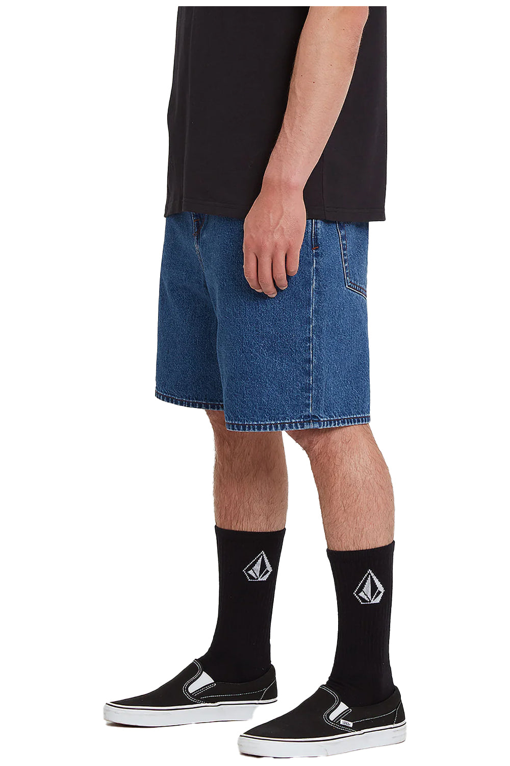 Volcom Mens Billow Denim Shorts