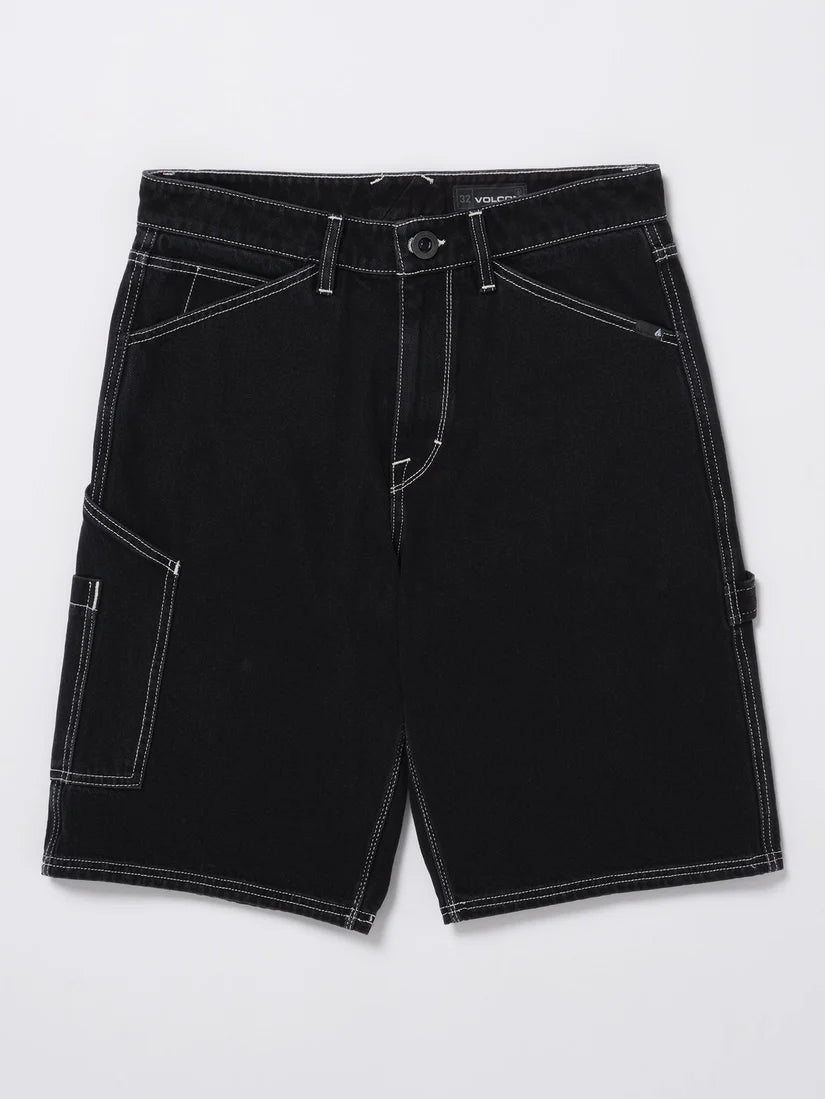 Volcom Mens Laboured Denim Utility Shorts