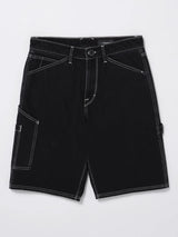 Volcom Mens Laboured Denim Utility Shorts