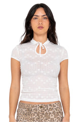 Rusty Womens 2am Cut Out Lace Top