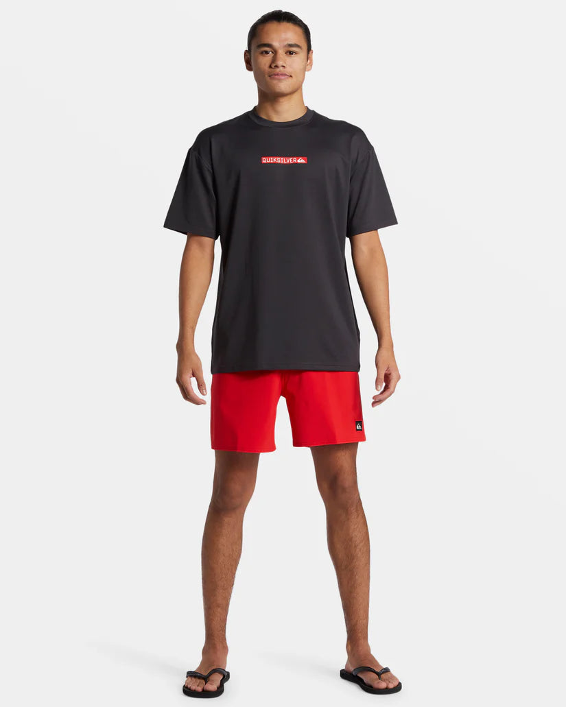 Quiksilver Mens DNA Clicker Logo Short Sleeve Surf Tee