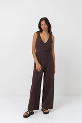 Rhythm Womens Dawn Wide Leg Jumpsuit