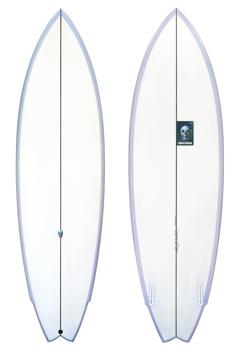 Chris Christenson Lane Splitter Swallow Tail Surfboard