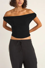 Rhythm Womens Juno Off Shoulder Top