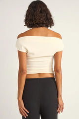 Rhythm Womens Juno Off Shoulder Top