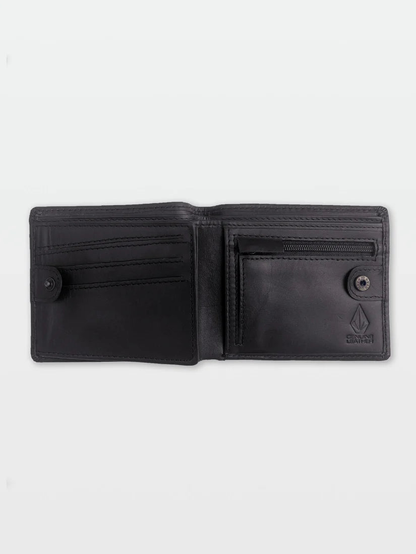 Volcom Single Stone Leather Wallet