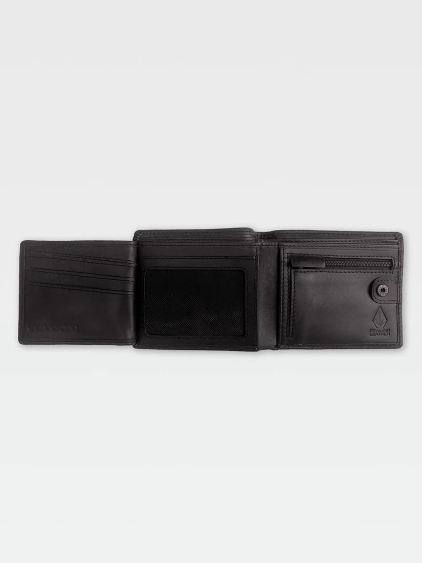 Volcom Single Stone Leather Wallet