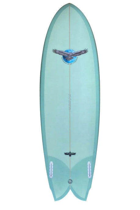 Joel Fitzgerald Dream Catcher Twin Fin Fish Surfboard