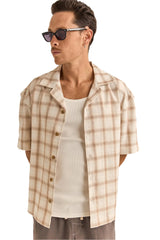 Rhythm Mens Relaxed Check Shirt