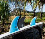 Futures Mark Richards Fiberglass Twin + 1 Fin Set