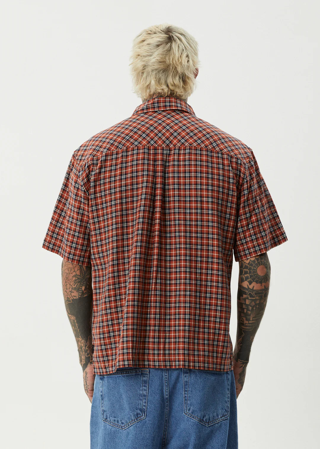 Afends Mens Wrecked Short Sleeve Shirt