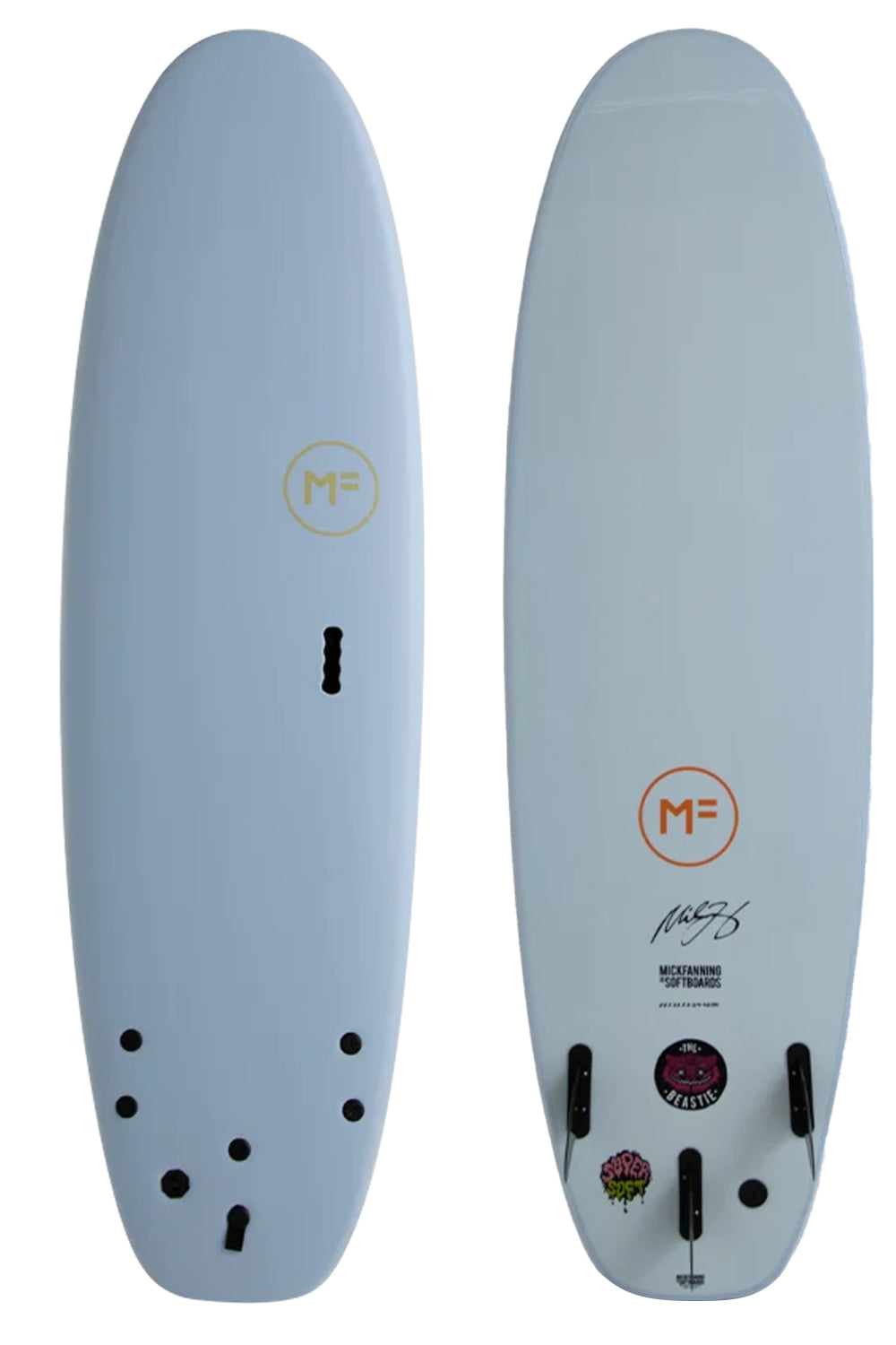 Mick Fanning MF Super Soft Beastie Softboard - Comes With Fins