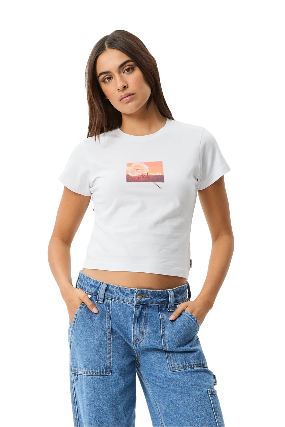 Afends Womens Film Baby Tee