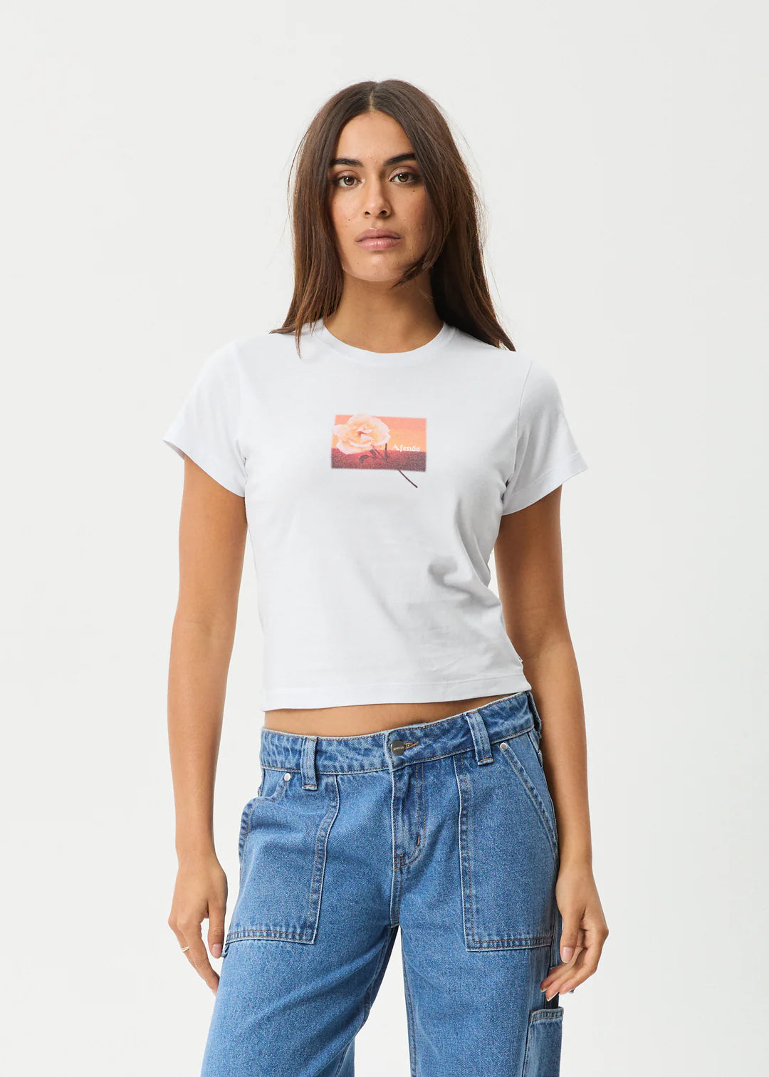 Afends Womens Film Baby Tee