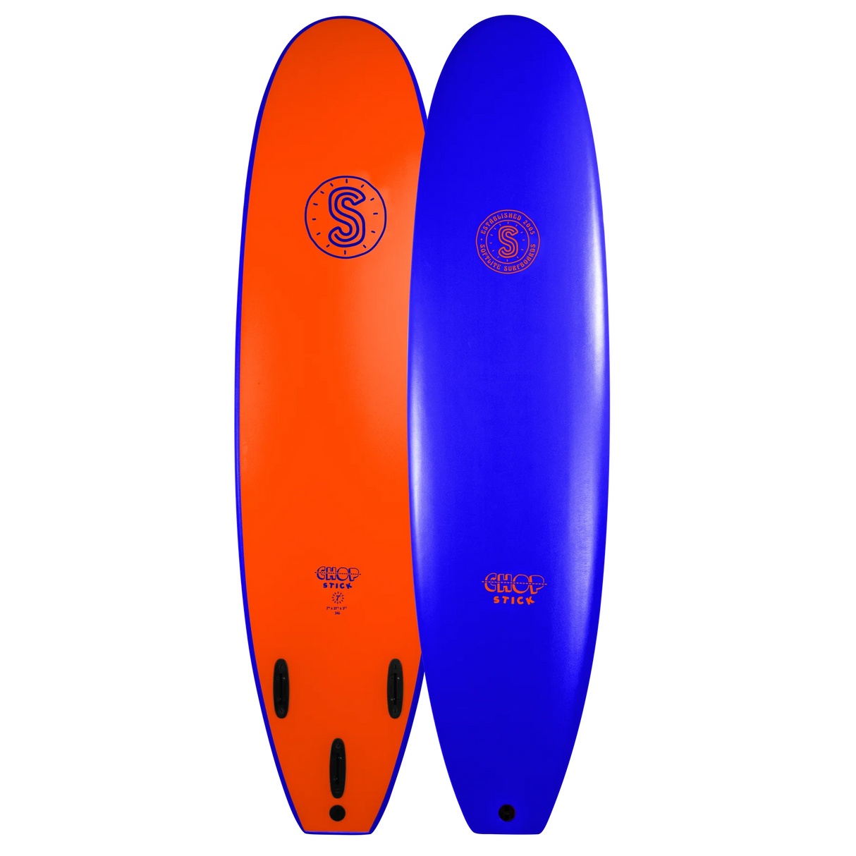 7'0" Softlite Chop Stick Softboard - Comes With Fins