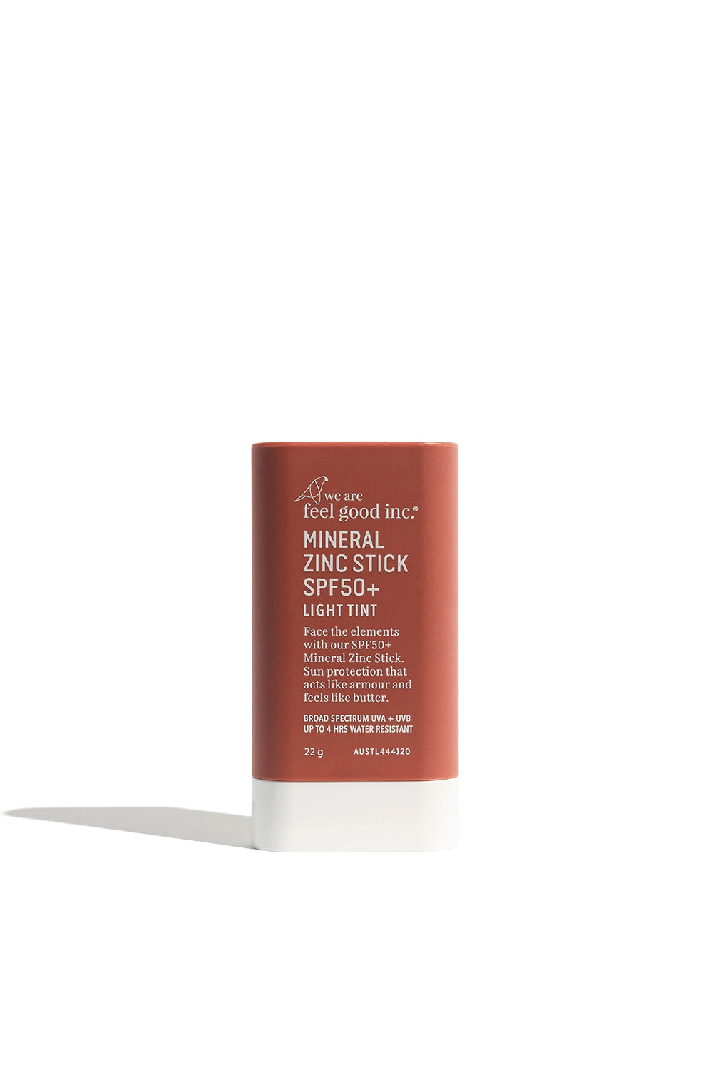 We are feel good inc. Mineral Zinc Stick SPF50+ Light Tint