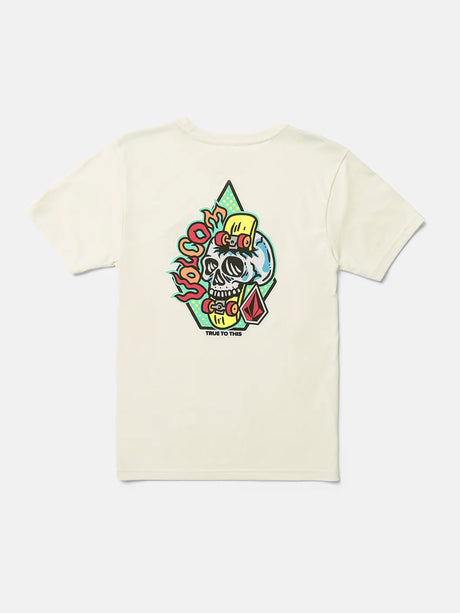 Volcom Little Youth Sticker Skull T-Shirt