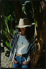 Brixton Mykonos Stripe Boyfriend S/S Woven Shirt