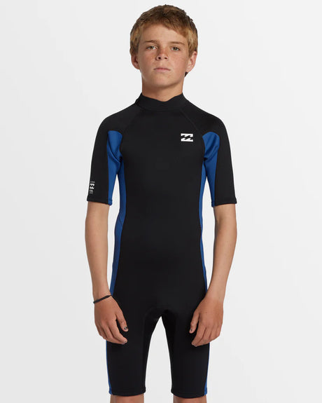 Billabong Boys (8-16) 2/2mm Foil Back Zip Short Sleeve Springsuit