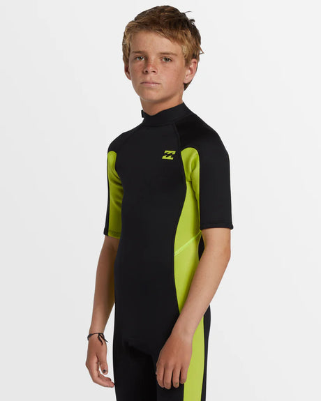 Billabong Boys (8-16) 2/2mm Foil Back Zip Short Sleeve Springsuit