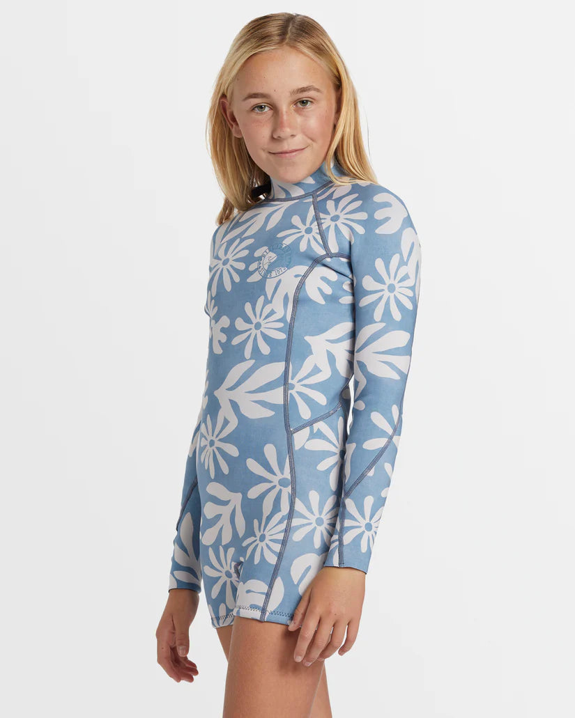 Billabong Girls (6-14) Teen Spring Fever 2/2mm Natural Springsuit