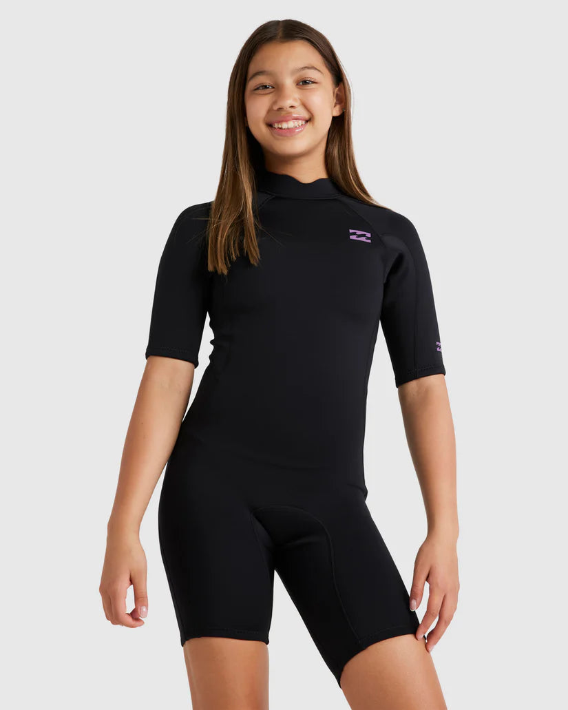 Billabong Girls (6-14) 2/2mm Foil Back Zip Springsuit